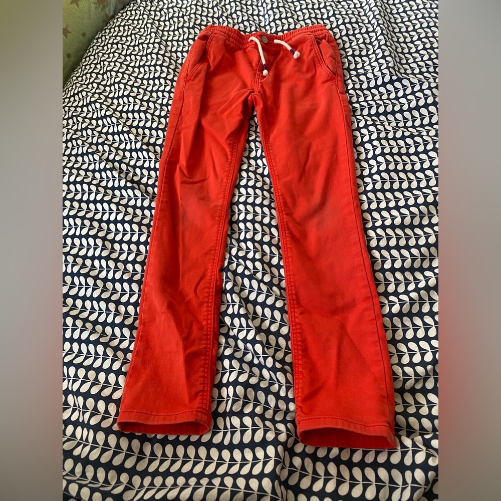 Kid's Mini Boden Vibrant Red skinny jean Pants size 11